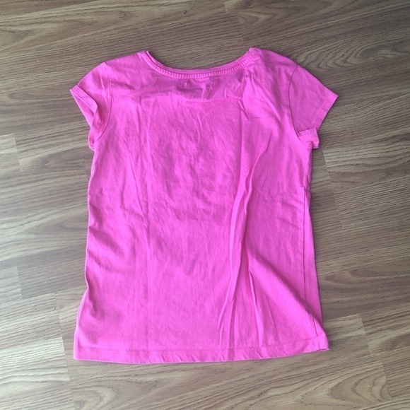 Gap Pink T- Shirt with a Hear and Flowers - Picture 9 of 10